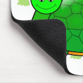 Schildkröte-Weihnachten Mousepad (Ecke)