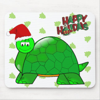 Schildkröte-Weihnachten Mousepad
