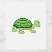 Schildkröte Weinetikett (Einzelnes Label)
