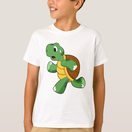 Schildkröte wie Jogger beim Laufen T-Shirt (Vorderseite)
