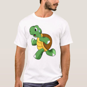 Schildkröte wie Jogger beim Laufen T-Shirt