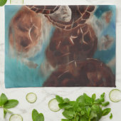 Schildkröte-Zeit Küchentuch (Gefaltet)