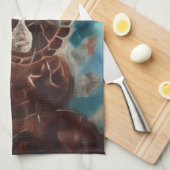 Schildkröte-Zeit Küchentuch (Viertel Falte)