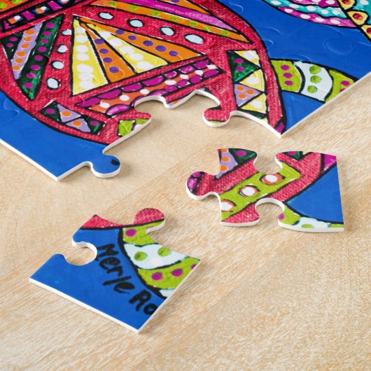 Schildkröte-Zeit Puzzle (Seite)