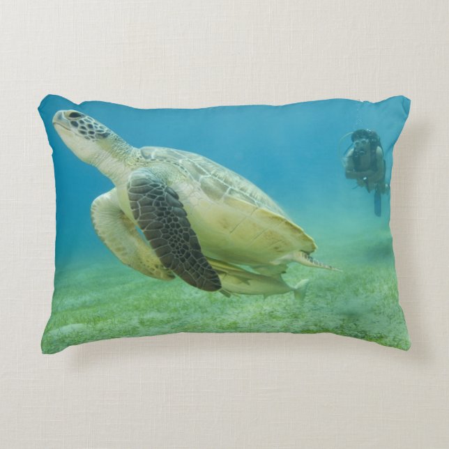 Schildkröte Zierkissen (Vorderseite)