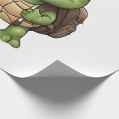 Schildkröte zurück zur Schule Geschenkpapier (Ecke)