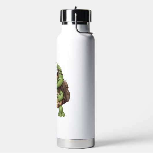 Schildkröte zurück zur Schule Trinkflasche (Links)