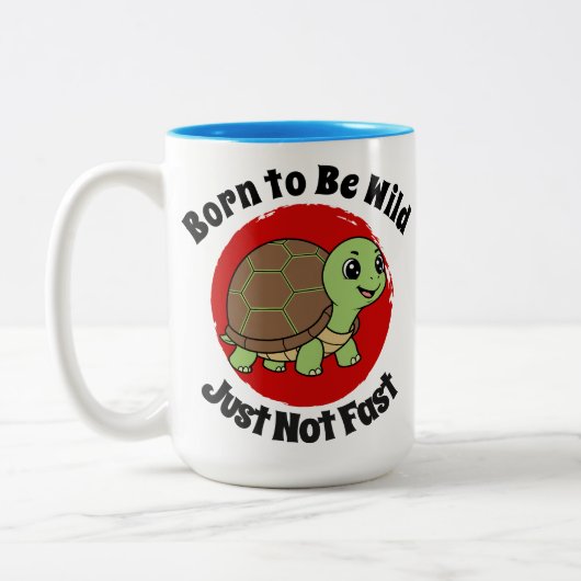 Schildkröte zweifarbige tasse (Links)