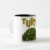 Schildkröte Zweifarbige Tasse (Vorderseite Links)