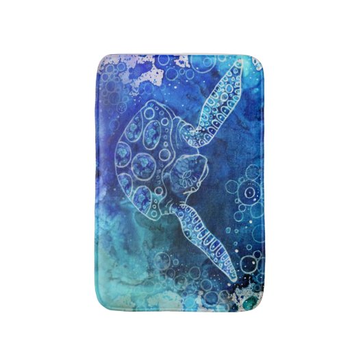 Schildkrötebadmatte, ursprünglich durch miart badematte (Vorderseite Vertikal)