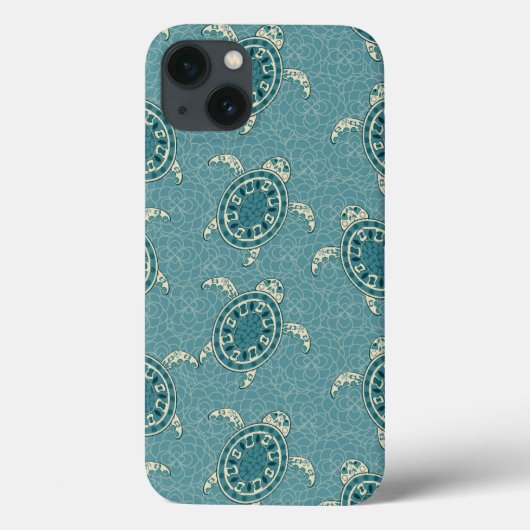 Schildkrötehintergrund Case-Mate iPhone Hülle (Rückseite)