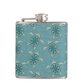 Schildkrötehintergrund Flachmann (Vorderseite)