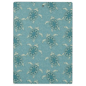 Schildkrötehintergrund Klemmbrett (Rückseite)