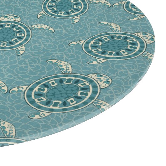 Schildkrötehintergrund Schneidebrett (Ecke)