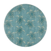 Schildkrötehintergrund Schneidebrett (Vorderseite)