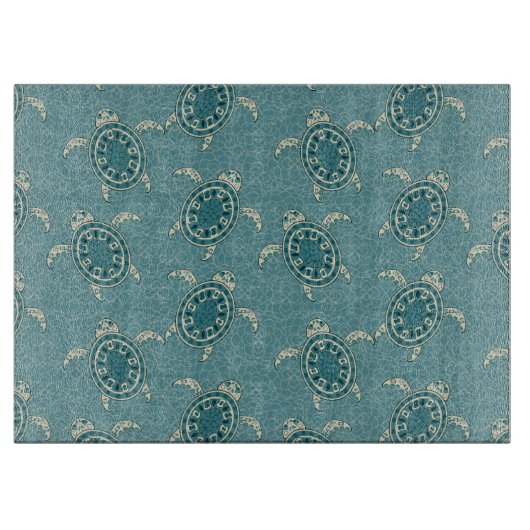 Schildkrötehintergrund Schneidebrett (Vorderseite)