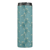 Schildkrötehintergrund Thermosbecher (Rückseite)