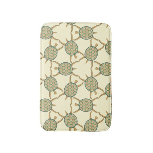 Schildkrötemuster Badematte (Vorderseite Vertikal)