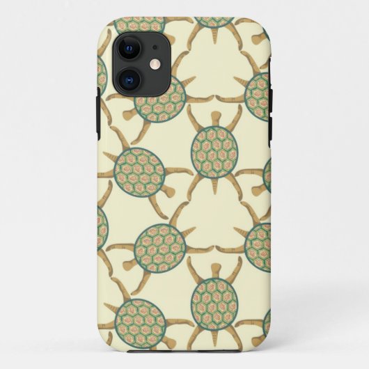 Schildkrötemuster Case-Mate iPhone Hülle (Rückseite)