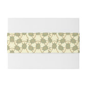 Schildkrötemuster Einladungsbanderole (Rückseitenbeispiel)