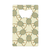 Schildkrötemuster Geldbeutel Flaschenöffner (Vorderseite)