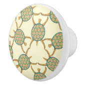 Schildkrötemuster Keramikknauf (Rechts)