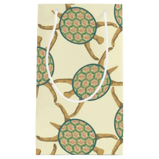 Schildkrötemuster Kleine Geschenktüte (Vorderseite)