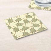 Schildkrötemuster Rechteckiger Pappuntersetzer (angewinkelt)
