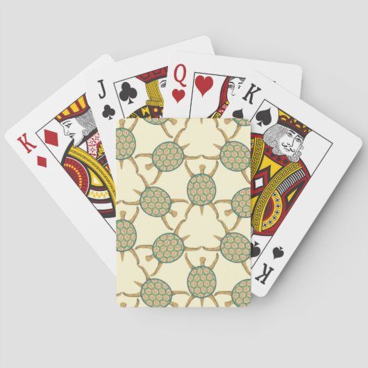 Schildkrötemuster Spielkarten (Rückseite)