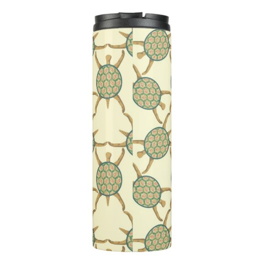 Schildkrötemuster Thermosbecher (Rückseite)