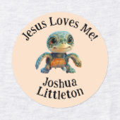 Schildkröten 4 Designs Personalisierte kundenspezi Etiketten (Design 1)