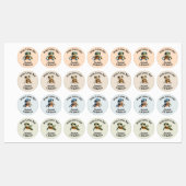 Schildkröten 4 Designs Personalisierte kundenspezi Etiketten (Blatt)