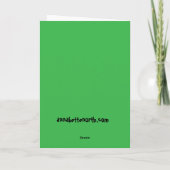 Schildkröten auf den Lilienpolstern im Teich Gebur Dankeskarte (Rückseite)