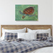 Schildkröten auf Leinwand (Insitu (Schlafzimmer))