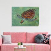 Schildkröten auf Leinwand (Insitu (Wohnzimmer))