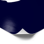 Schildkröten aus Blauem und Weißem Meer Poster (Ecke)