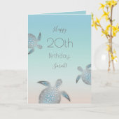 Schildkröten aus dem Silbermeer Karte (Gelbe Blume)