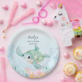 Schildkröten-Baby-Party-Papierteller Pappteller (Party)