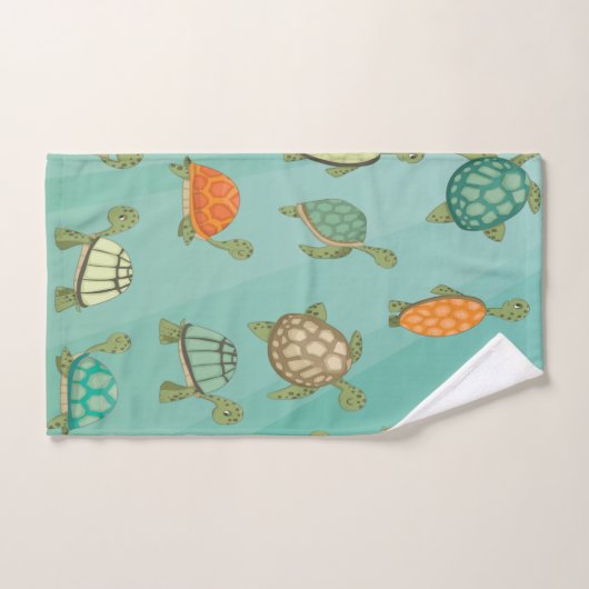 Schildkröten Badhandtuch Set (Handtuch)