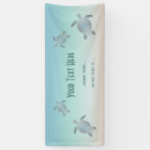 Schildkröten Beach Style Seeküste Banner (Vertikal)