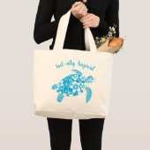 Schildkröten Beach Tasche Light Blue (Vorderseite (Produkt))