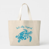 Schildkröten Beach Tasche Light Blue (Rückseite)