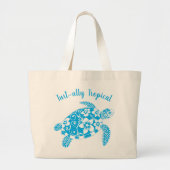 Schildkröten Beach Tasche Light Blue (Vorne)