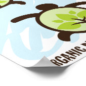 Schildkröten Bio Planet Custom Poster (Ecke)