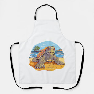 Schildkröten-Carton-Strand Schürze
