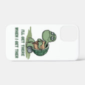 Schildkröten-Cartoon-T-Shirt Case-Mate iPhone Hülle (Rückseite (Horizontal))