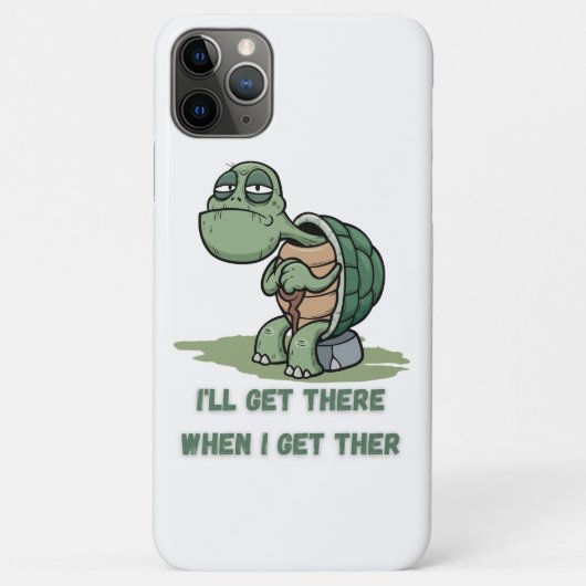 Schildkröten-Cartoon-T-Shirt Case-Mate iPhone Hülle (Rückseite)
