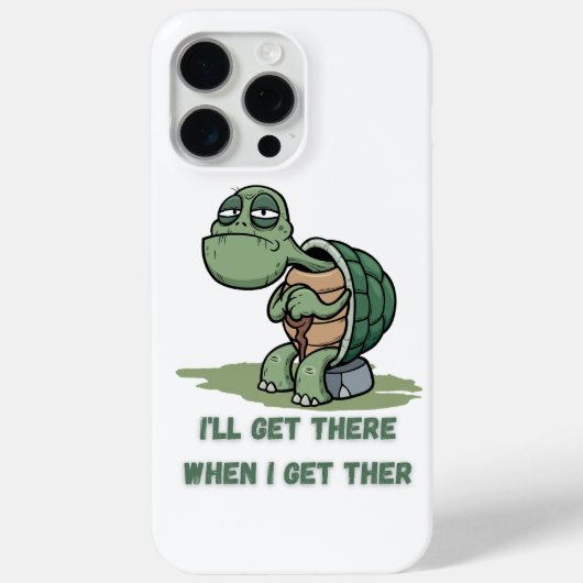 Schildkröten-Cartoon-T-Shirt Case-Mate iPhone Hülle (Rückseite)