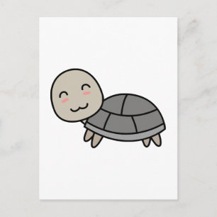 Schildkröten-Cartoon-Tier Postkarte