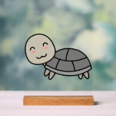 Schildkröten-Comic-Tier Acrylschild (Neutral)